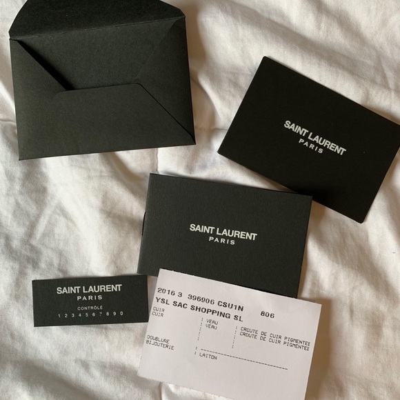 Saint Laurent Men’s Shopping Tote - Picture 13 of 13